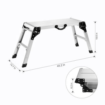 plate-forme de lavage de voiture en aluminium échelle de fenêtre échelle domestique échelle de ménage pliable deux côtés